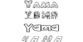 Coloriage Yama