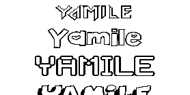 Coloriage Yamile