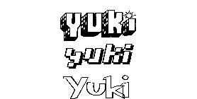 Coloriage Yuki