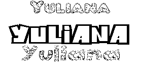 Coloriage Yuliana