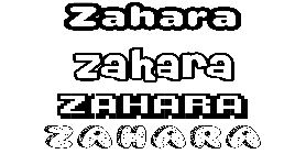 Coloriage Zahara
