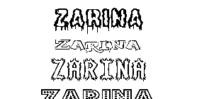 Coloriage Zarina