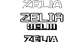 Coloriage Zelia