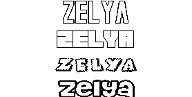 Coloriage Zelya