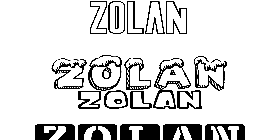 Coloriage Zolan