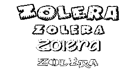 Coloriage Zolera