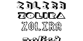 Coloriage Zolira