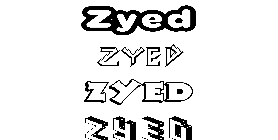 Coloriage Zyed